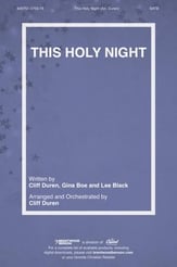 This Holy Night SATB choral sheet music cover